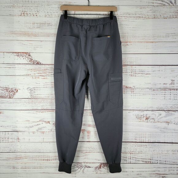 Figs Men’s S Small Tansen Jogger Scrub Pants Gray Pride Button Zipper M22SW2018 - Picture 7 of 11